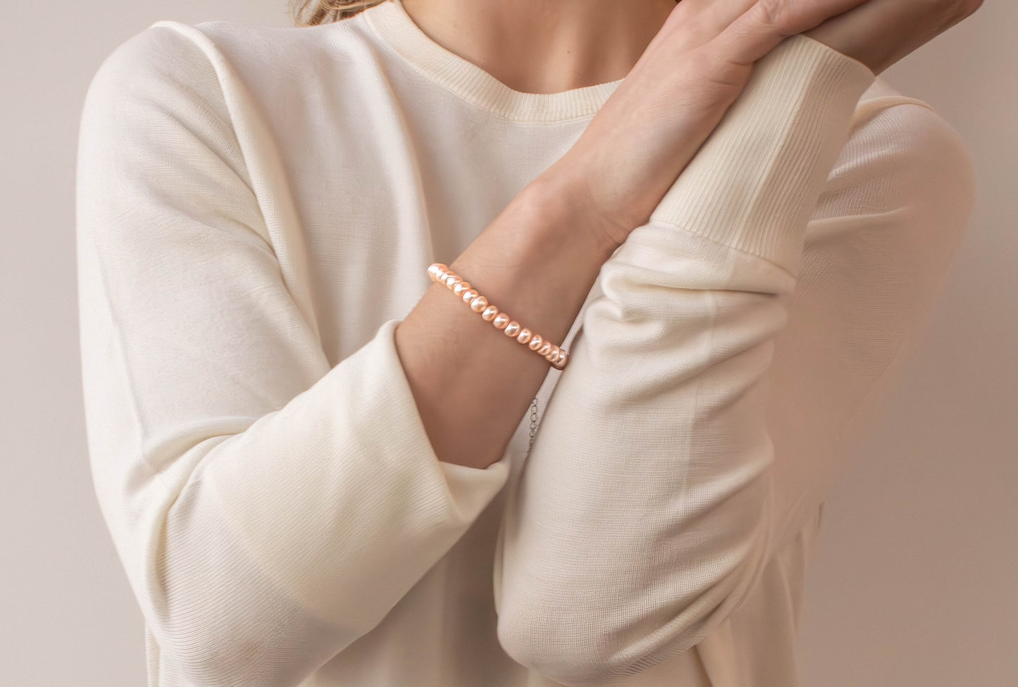 Pink Pearl Bracelet