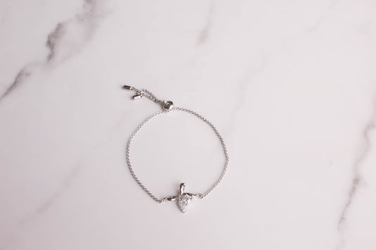 Moissanite Bow Bracelet