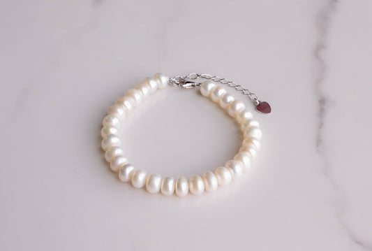 White Pearl Bracelet