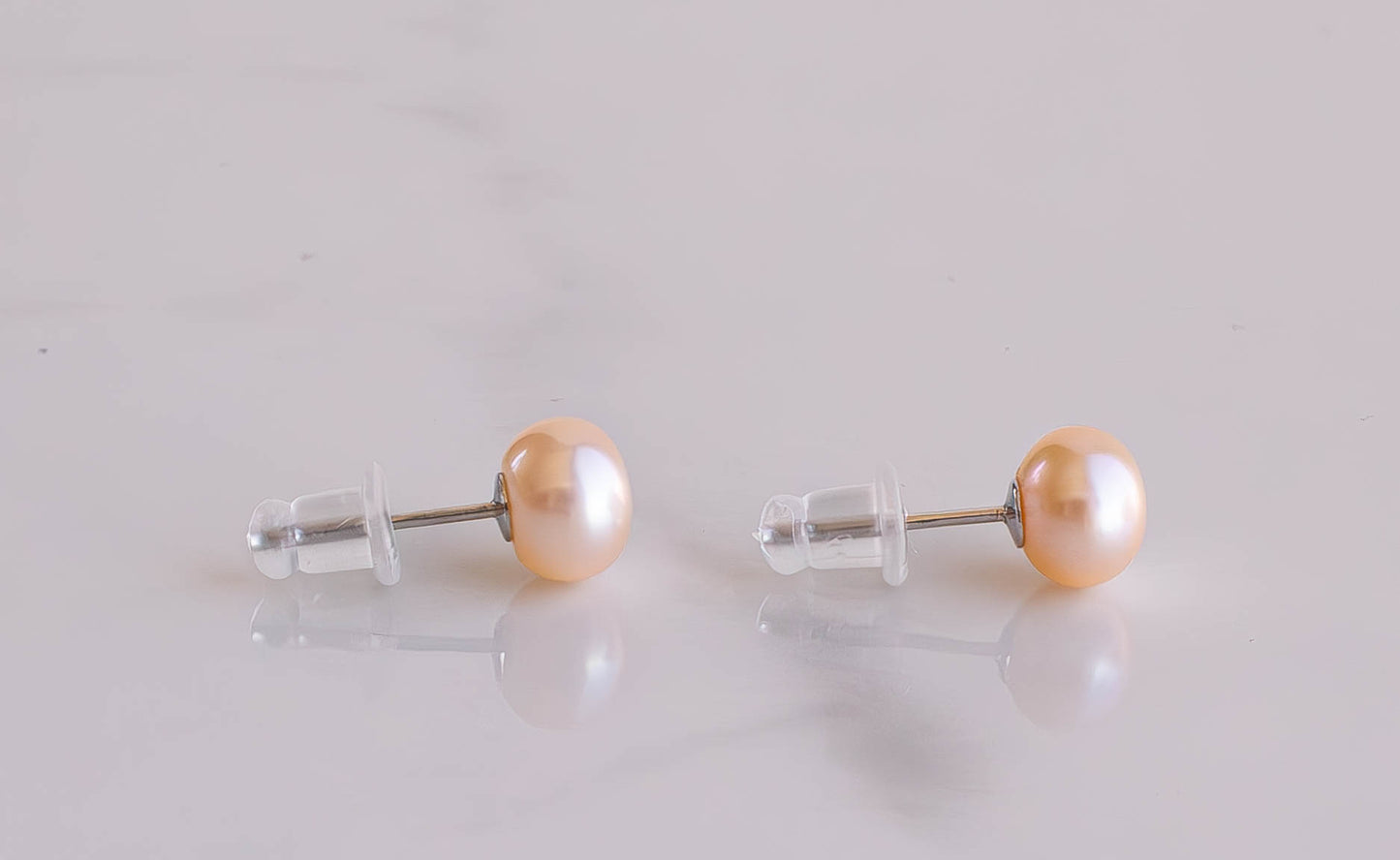 Pink Pearl Studs