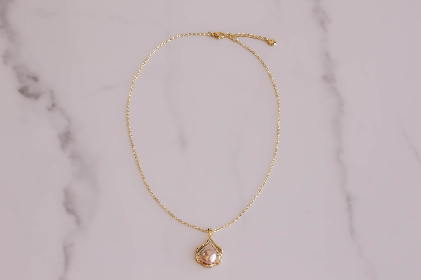 Lavalier Pearl Necklace