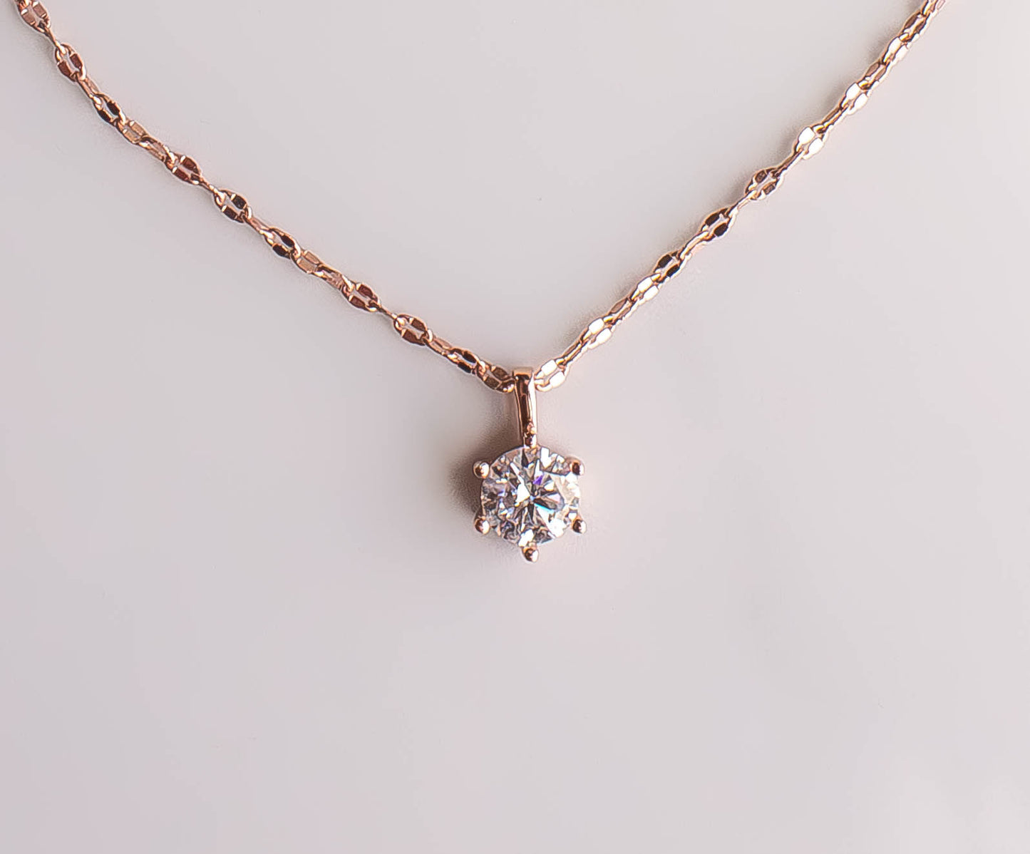 Moissanite Solitare Necklace