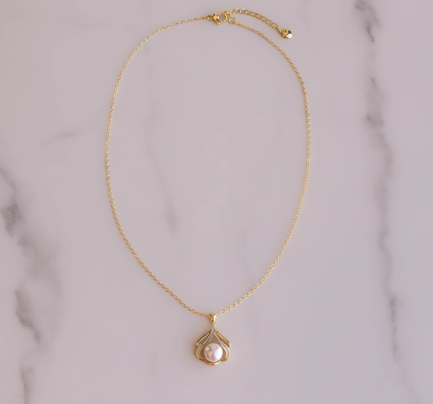 Lavalier Pearl Necklace
