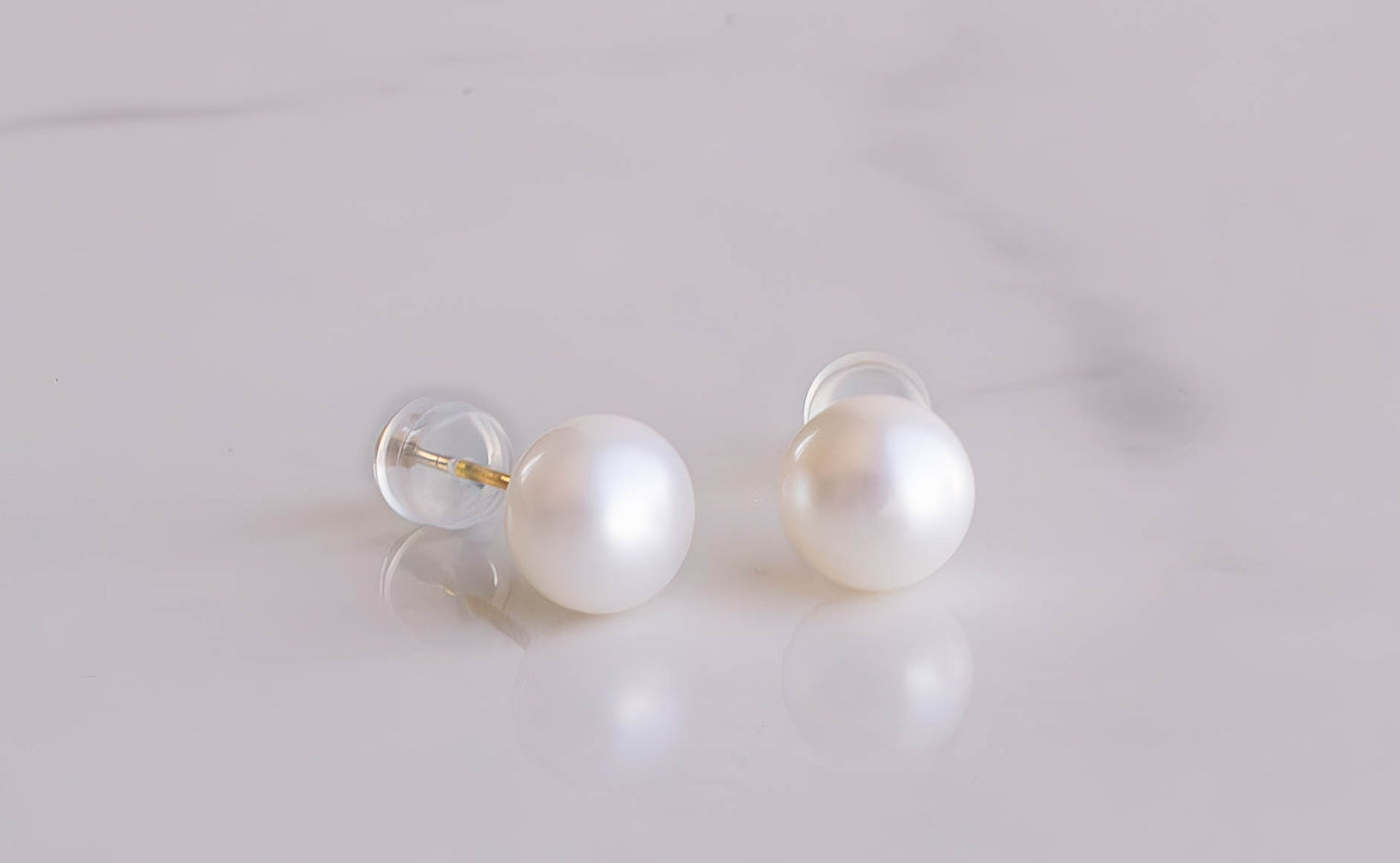 White Pearl Studs