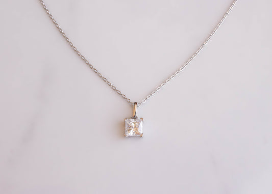 Moissanite Princess Cut Solitare