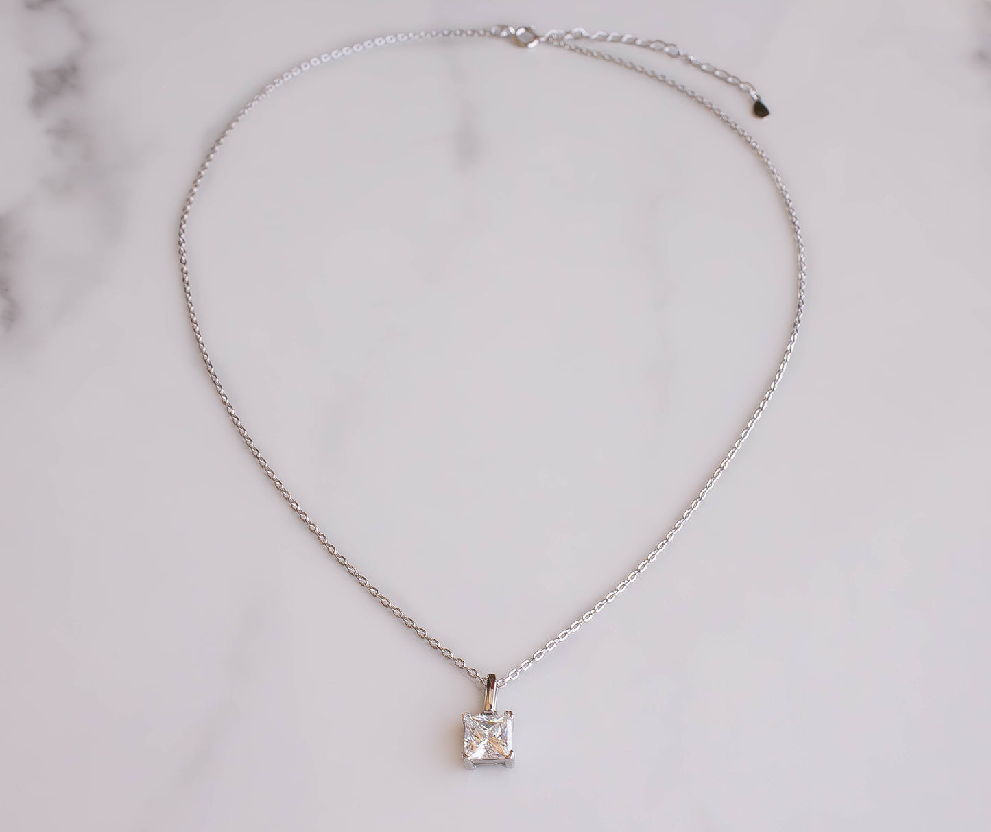 Moissanite Princess Cut Solitare